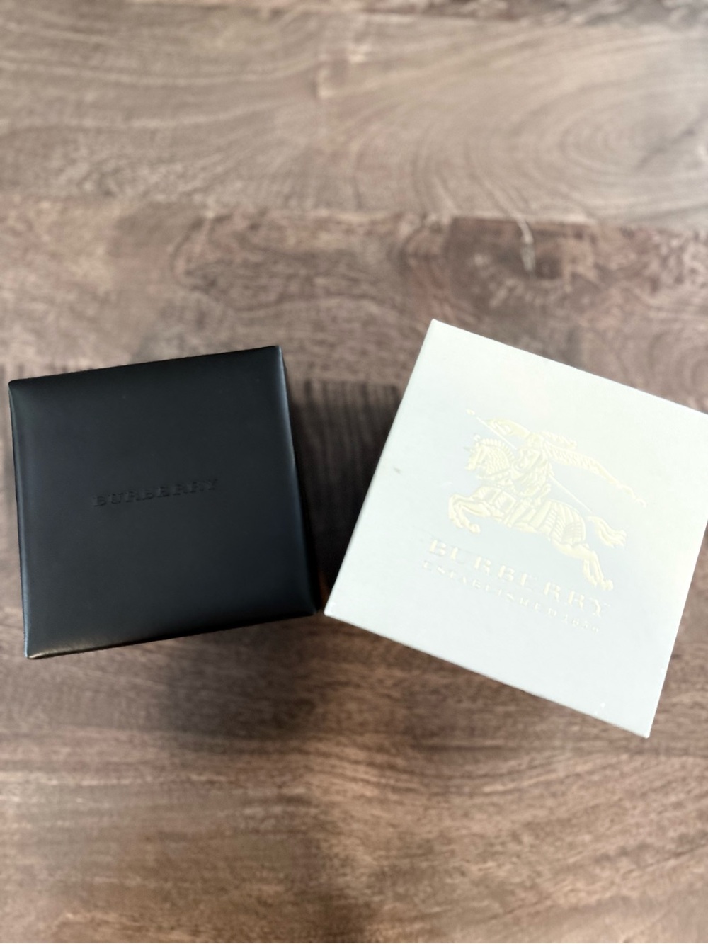 Burberry Black and White Watch Box Set